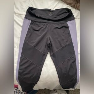 Women's Black and Gray Leggings
